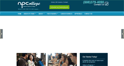 Desktop Screenshot of npcollege.edu